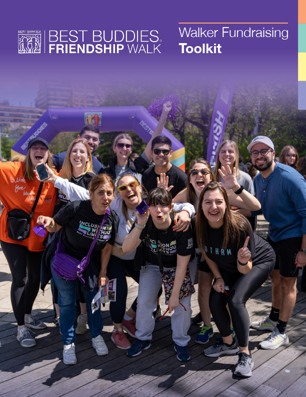 Best Buddies Friendship Walk Fundraising Toolkit Cover
