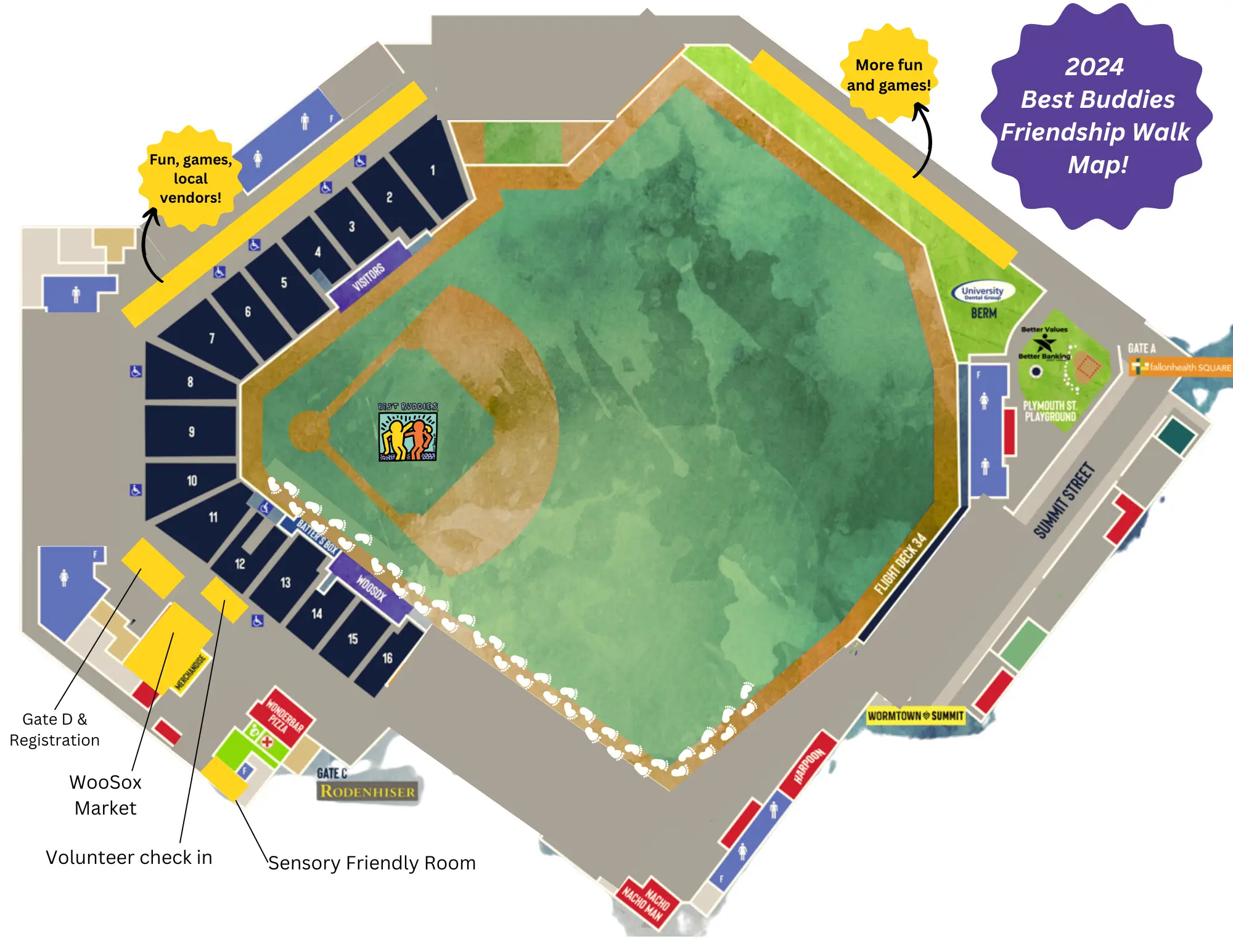 CMA Walk Site Map