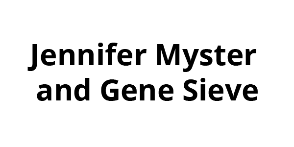 Jennifer Myster and Gene Sieve Sponsor Logo